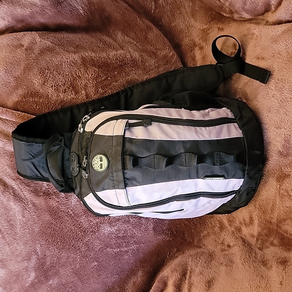 TIMBERLAND Single Strap Lilac & Black Small backpack Bag